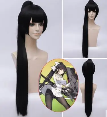 Takao wig Костюмы для косплея из игры «Azur Лейн», «Атаго и Такао», школьная форма для косплея на Хэллоуин, рождественскую вечеринку, карнавальный костюм - Цвет: Takao wig