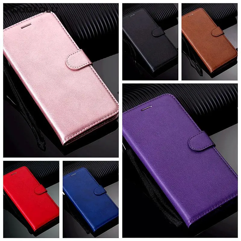 Чехол HUUGAOLU для Lenovo Motorola Moto G6 G5S G5 G4 Plus Z3 Play E4 C роскошный кожаный чехол книжка
