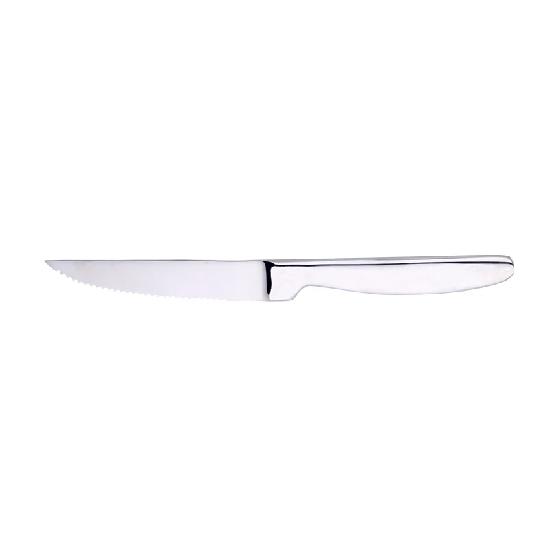 Silver2-4pcs Buyer Star Stainless Steel Knives 304 Rainbow Color Flatware Sharp Steak Knife Set For Dinner 4-Piece 8.6-Inch Dinnerware Set - Цвет: Silver2-4pcs