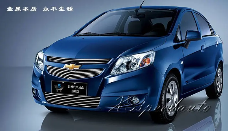 Для Chevrolet Sail 2011 2012 2013 передний гоночный гриль решетка крышка отделка высокое
