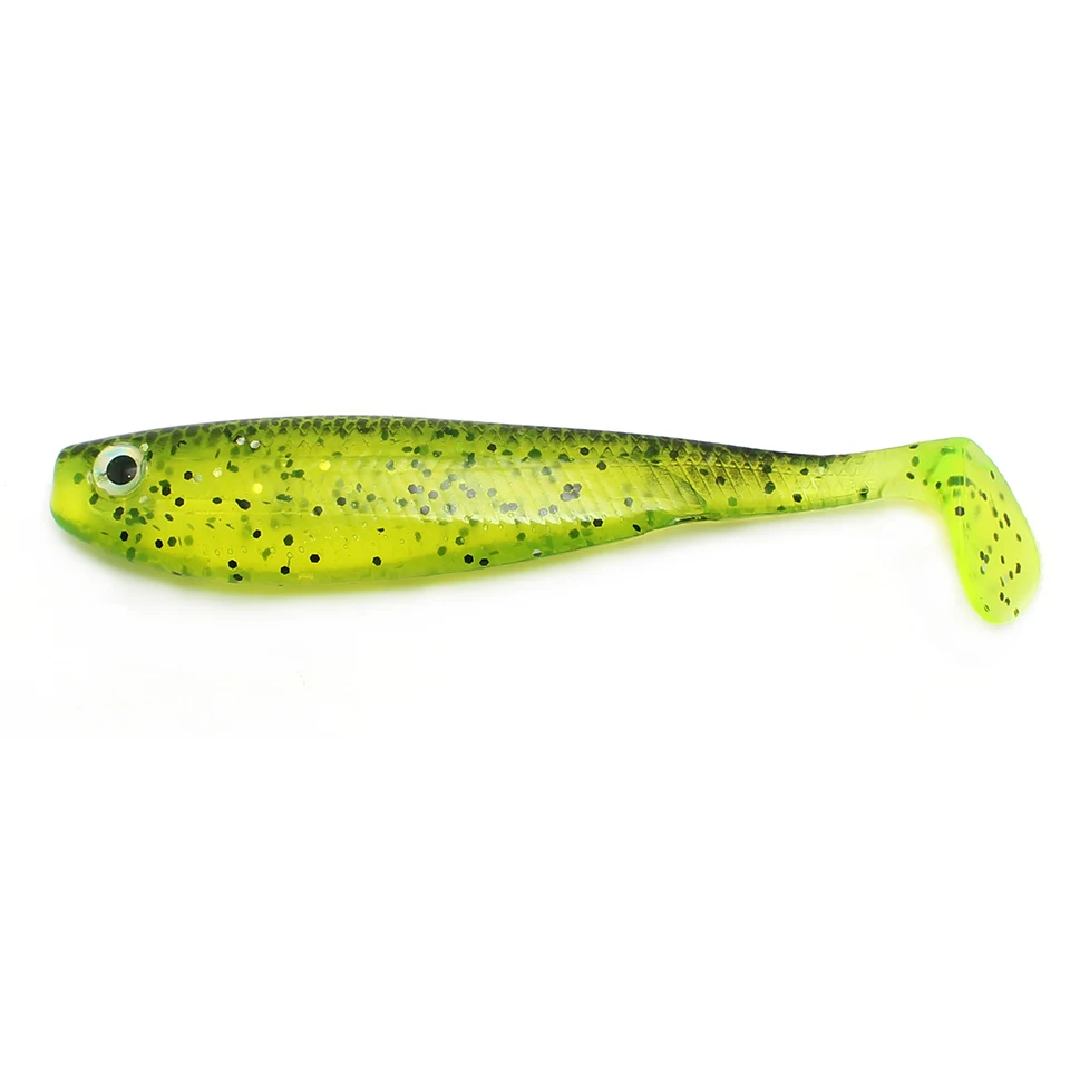 A Amlucas, 2 шт./лот, мягкая искусственная приманка для рыбалки, 12 см, 12,7 г, Shad, силиконовая, профессиональная, Lur, гольян, воблер свимбейт, рыба, WE334 - Цвет: A