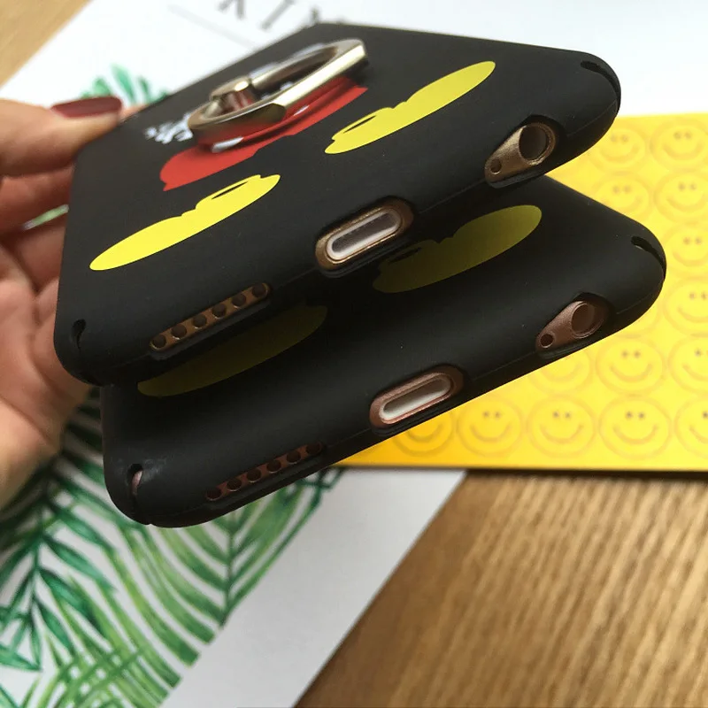 Мультяшный Микки чехол для iPhone 8 Plus ультра тонкий матовый Жесткий PC 6 S 7 Fundas с стенд