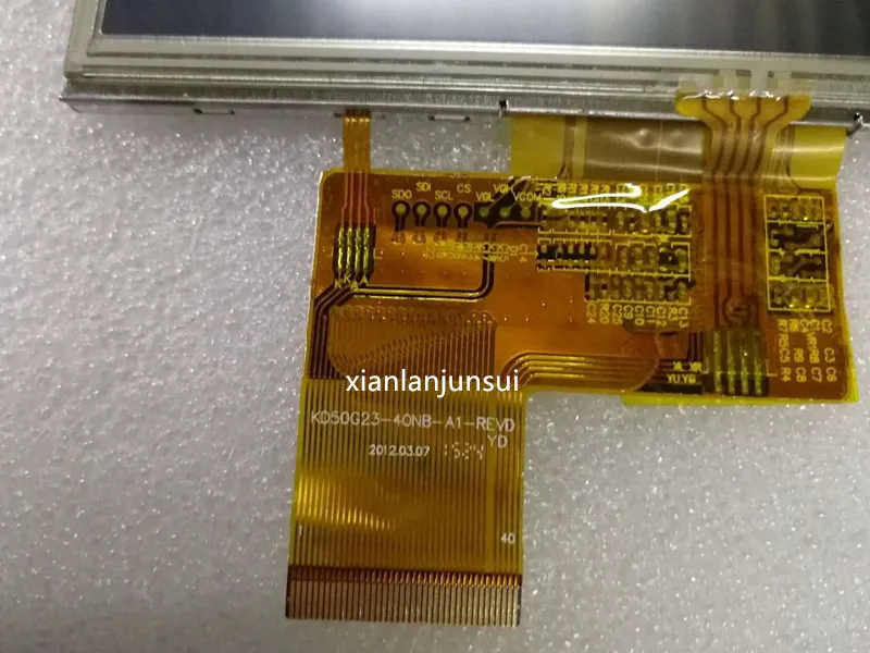 5 дюймовый зеркальный ЖК экран прозрачный 40P универсальный 480X272|ЖК-экраны и панели