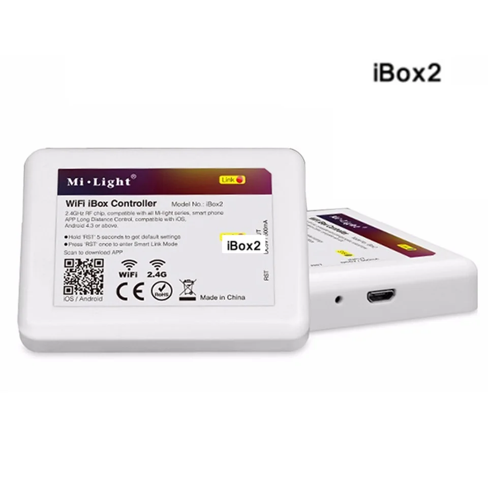 DC5V Mi light 2.4G LED Wireless WiFi RGB iBox ibox1 ibox2 Smart nightLight Controller for Light RGBW WW RGBCCT Bulb Strip | Лампы и