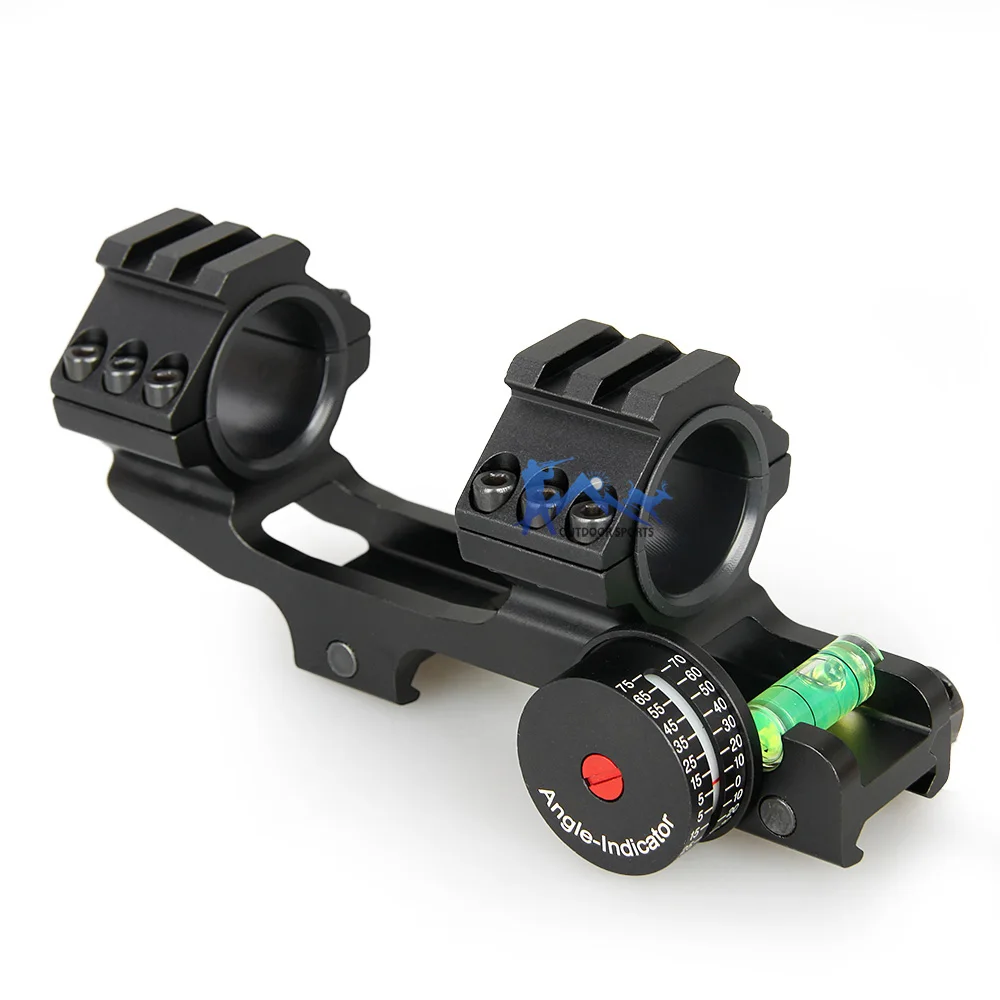 PPT Tactical Cantilever Weaver Forward Reach Dual Ring Scope Mount With Level Buble for Rifle OS24-0185 | Спорт и развлечения