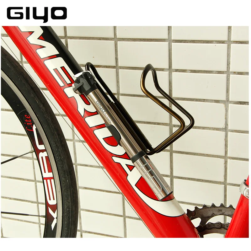 

Bike Pump Road Bicycle Air Pump A/V F/V Max 120psi Aluminum Mini High Pressure cycling Pump GM49-L