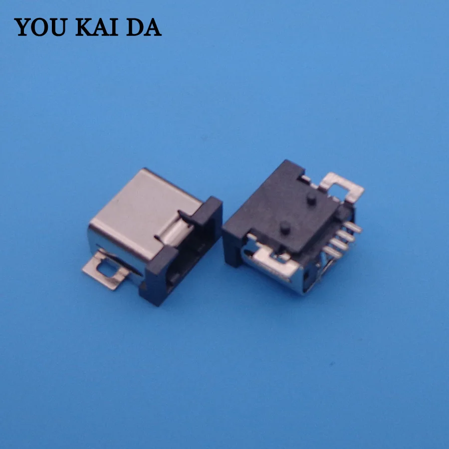 Разъем Micro usb 4 p pin разъем mini для зарядки питания мобильный телефон планшетный ПК 10