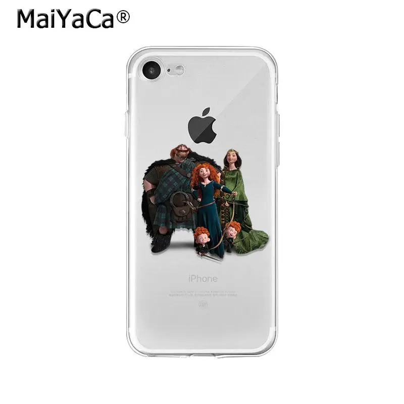 Мягкий силиконовый чехол для телефона MaiYaCa Brave Merida Princess из ТПУ iPhone X XS MAX 6 6S 7 7plus 8 8Plus