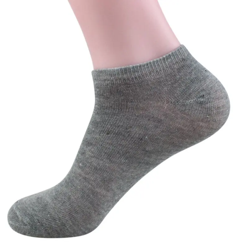 

Bamboo Fiber Mens Sports Socks Loafer Liner Low Cut No Show Black Boat Socks Cool Elastic