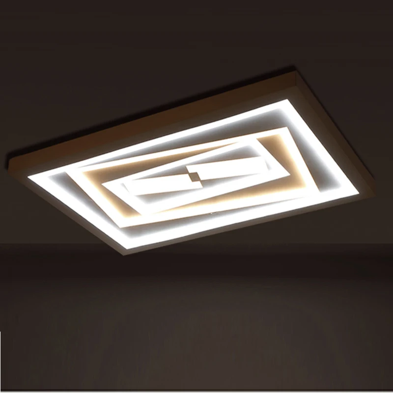 Светодиодные потолочные светильники для спальни прямоугольный Кубик Рубика