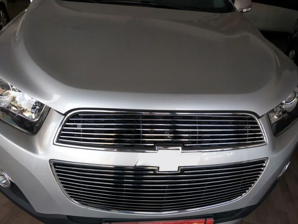 2 шт. алюминиевая Автомобильная решетка декоративная накладка для Chevrolet Captiva 2012