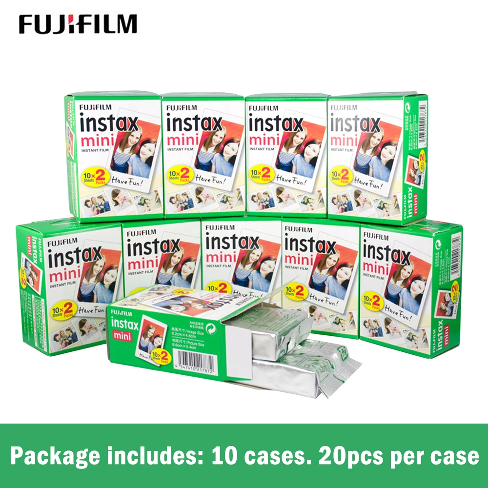 Фотобумага Fujifilm instax mini9 Fuji instsnt для фото 200 листов mini8 7s 25 50s 90|Фотоплёнка| |