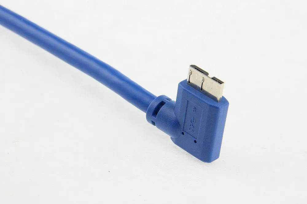 1 шт. Micro B USB 3 0 кабель 90 градусов правый угол см фута м для WD Seagate Samsung M3 портативный