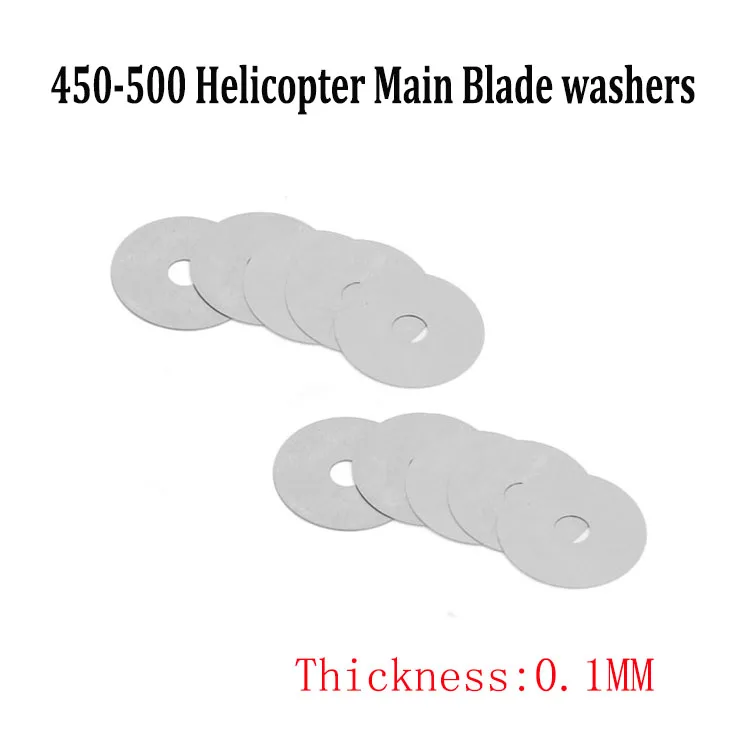 

10 pcs metal mian blade washer for 450 -500 ALZRC Devil X360 helicopter (Φ3xΦ14x0.1mm)
