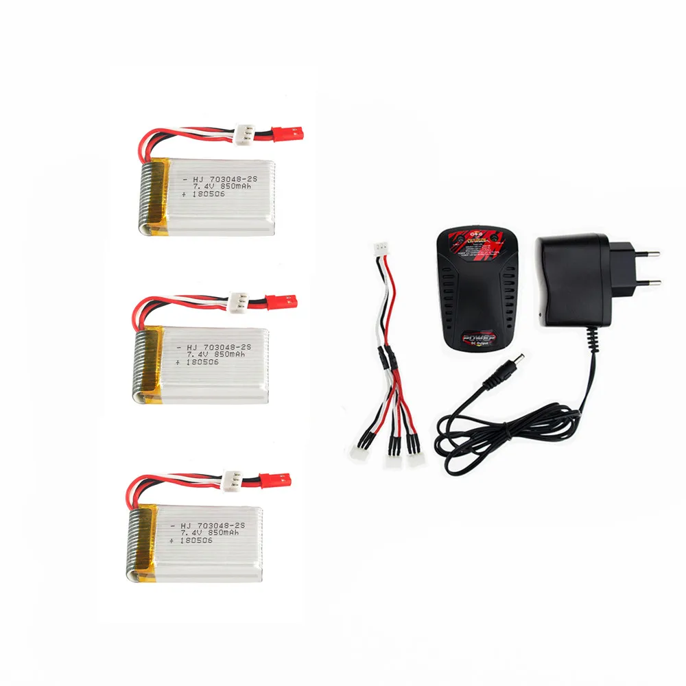 2 3 4 5 шт. 7 В 850 мАч 20C 703048 Lipo аккумулятор с зарядным устройством для Udi U829A U829X MJXRC X600 HQ