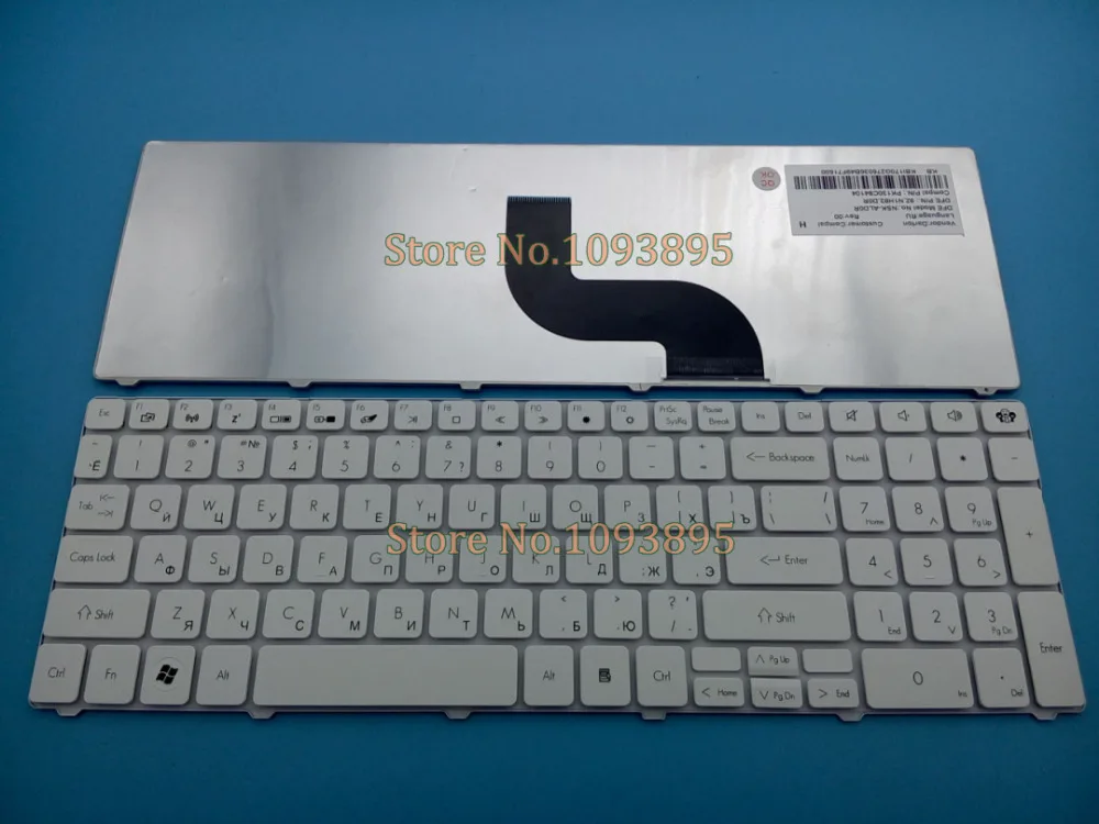 Новая русская клавиатура для ноутбука Packard Bell Easynote MS2291 NEW90 NEW95 PEW71 белая Русская