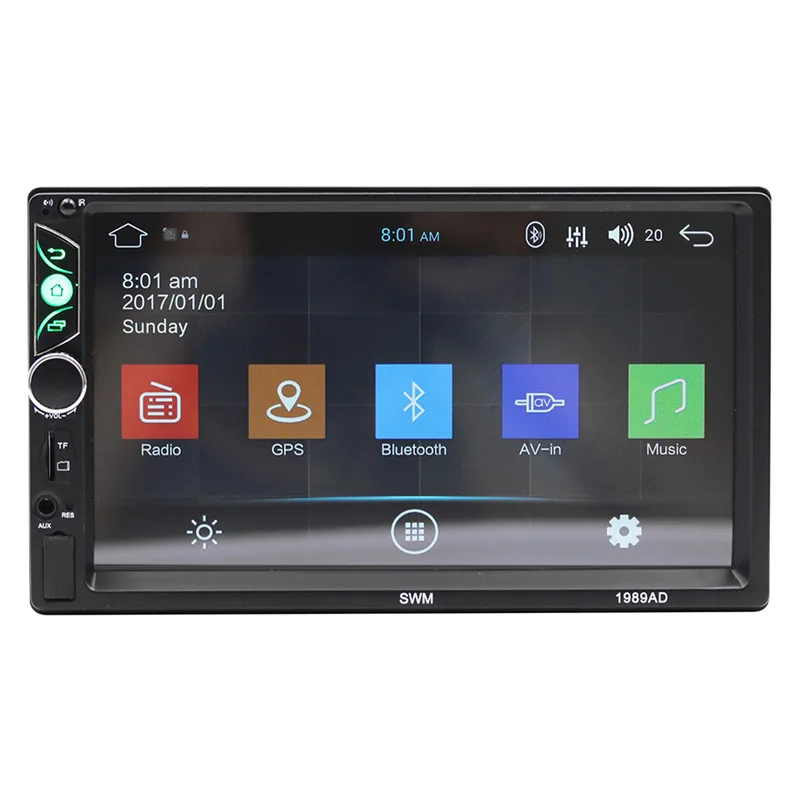 Neue 7 zoll High-Definition Touch Screen Auto Bluetooth Mp5 Player Doppel Spindel GPS Navigation Integrierte Modell 1989AD | Автомобили и