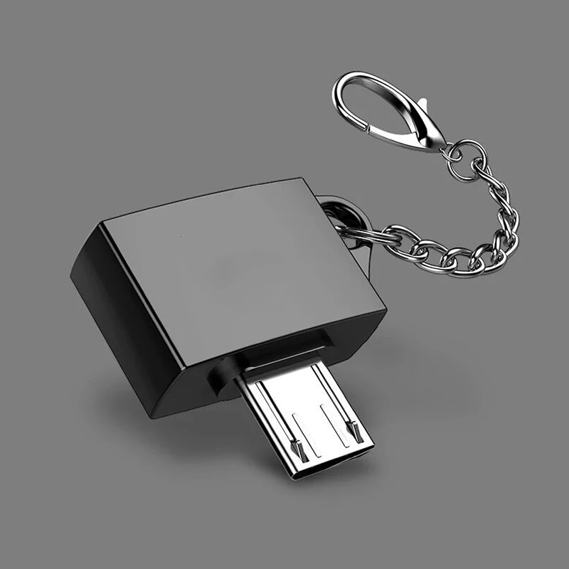 Металлический Micro USB OTG адаптер конвертер для телефона Android Samsung планшет на флэш