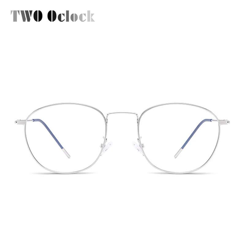 Женские круглые очки TWO Oclock винтажные для компьютера с защитой от синего