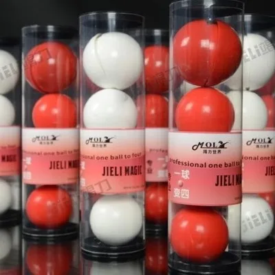 

Deluxe Multiplying Balls (White Or Red,43mm) Professional Magic Tricks,Magic Illusions For Magicians,Close Up Magic Props,Magic