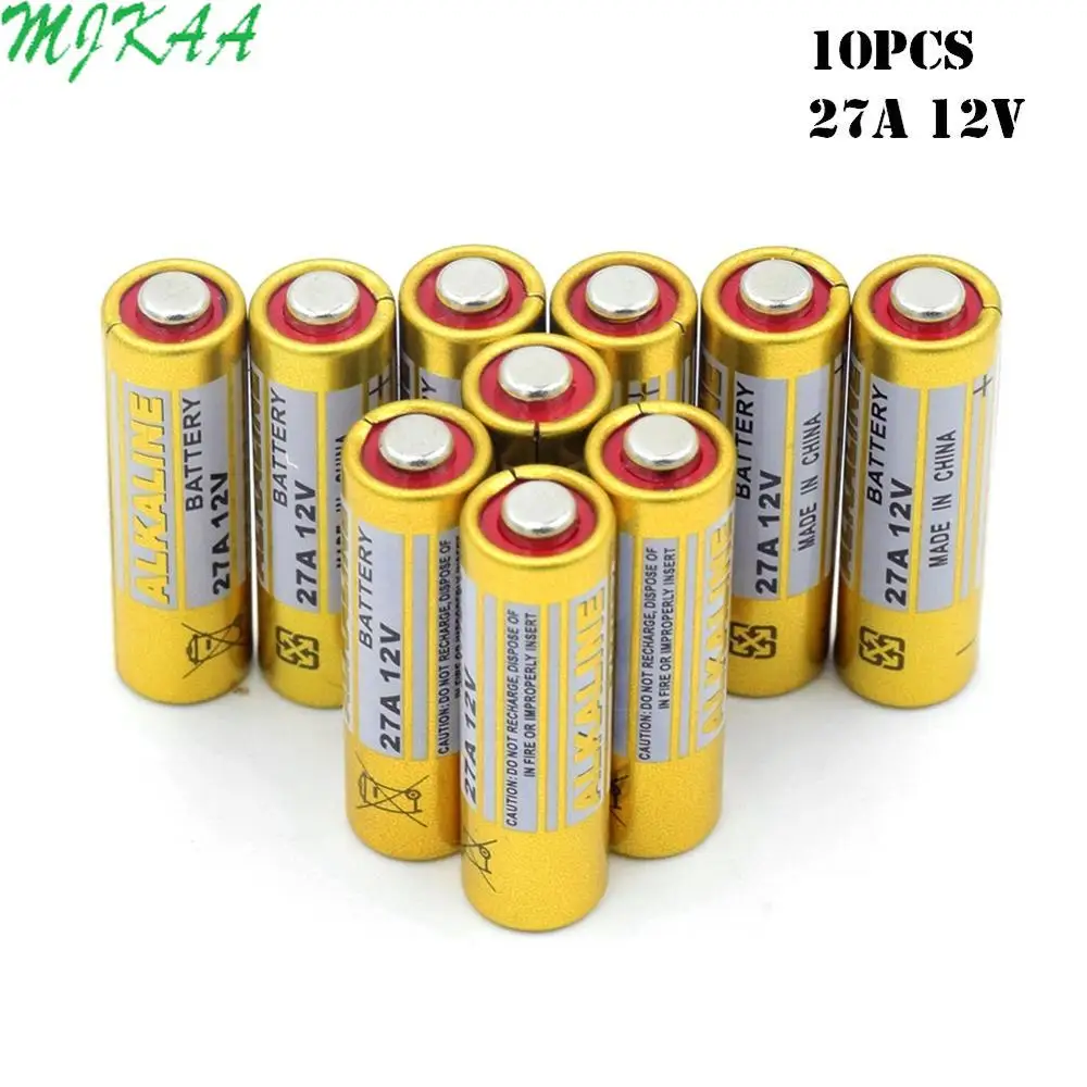 10 шт 12v G27A A27 27A GP27A A27 L828 V27GA EL812 EL-812 CA22 ALK27A A27BP для пульт дистанционного управления дверным Управление сухой щелочной Батарея