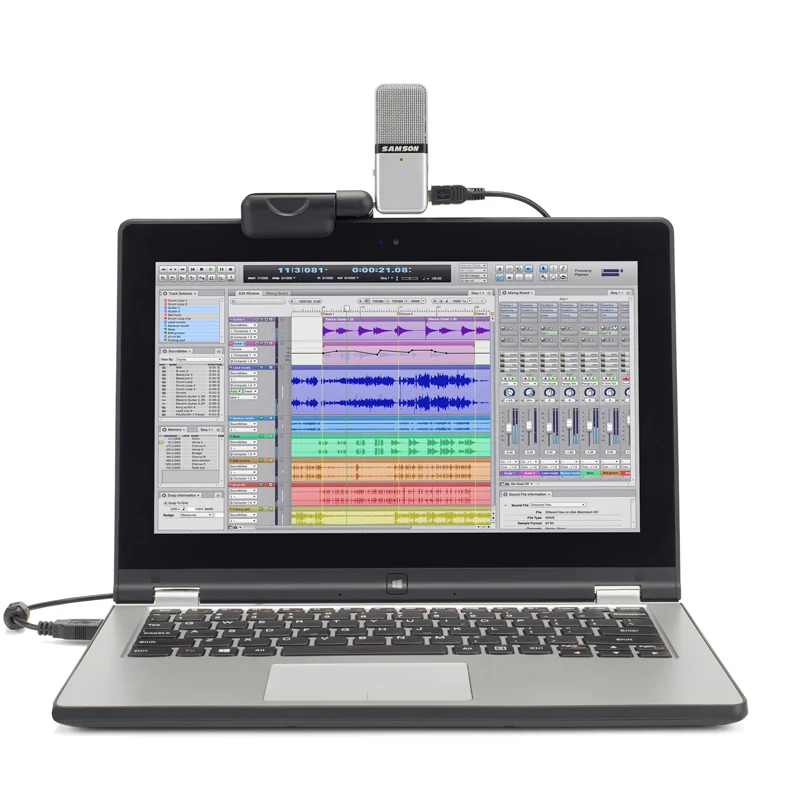 Samson Go Mic Портативный USB конденсаторный микрофон подключи и играй совместимый с Mac