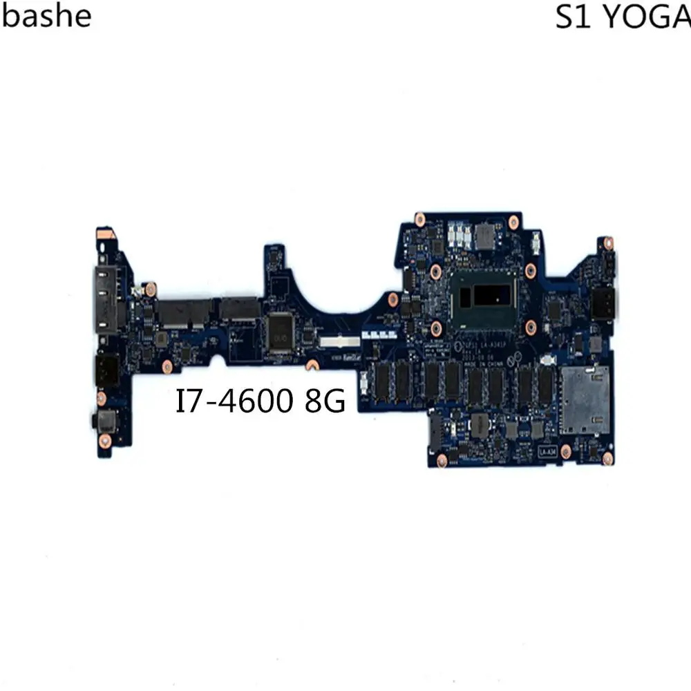 Для Lenovo ThinkPad Йога S1 Материнская плата ноутбука i7 4600 8G FRU:00HT151 материнская la a341