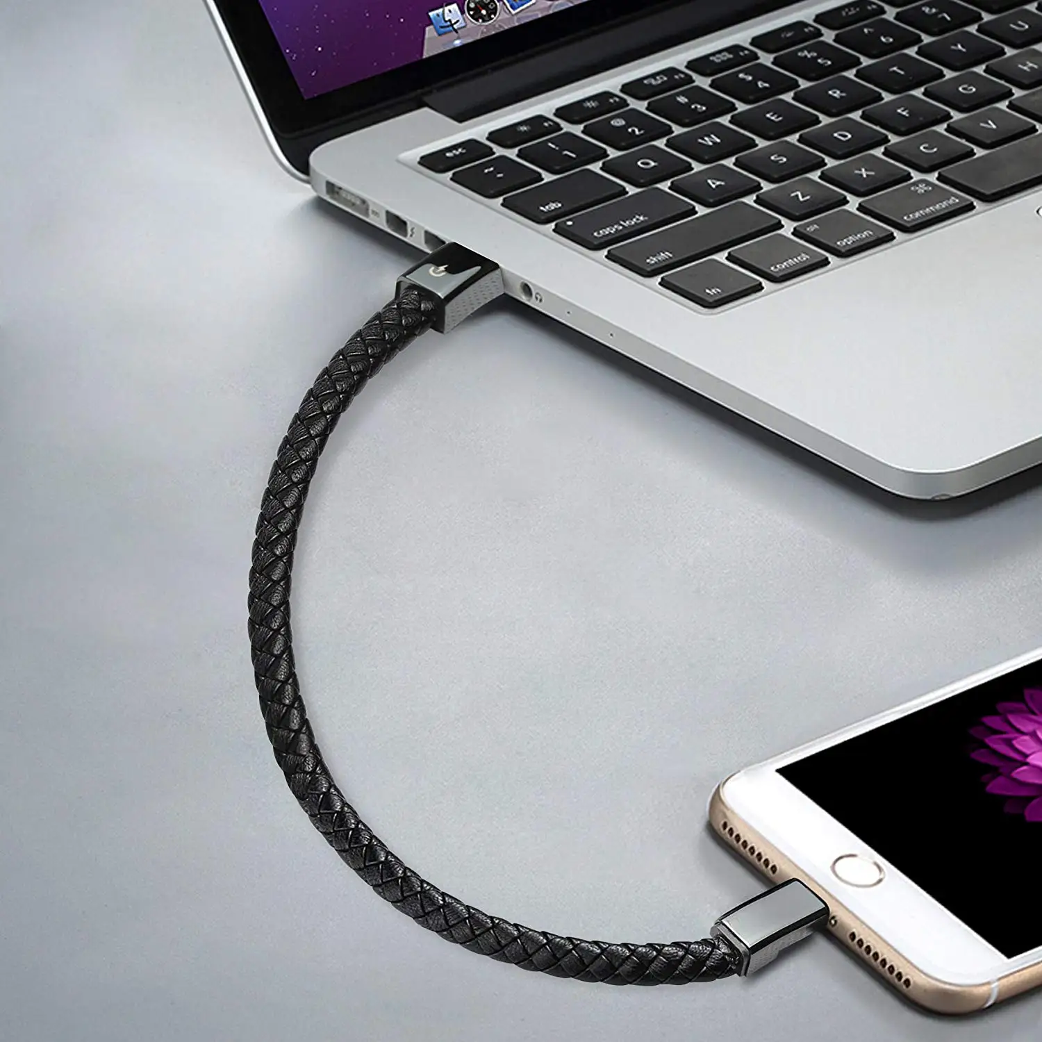 Кожаный спортивный заряжатель USB для браслета линия передачи данных мобильного