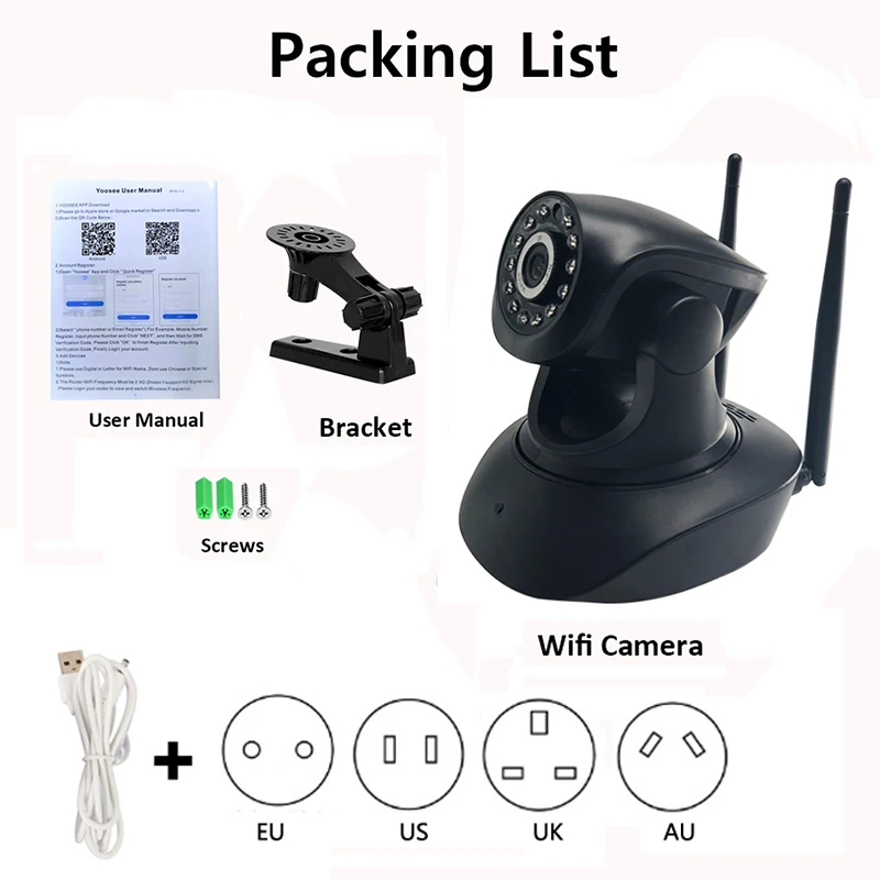 Wi Fi Камера ip камера видеонаблюдения с поддержкой 1080p HD Pan Tilt IP наблюдения для
