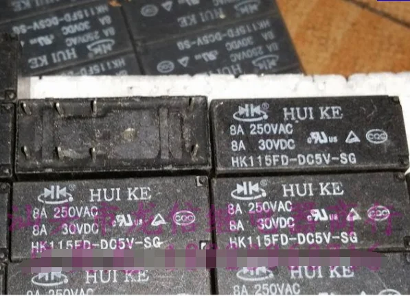 Реле hui ke HK115FD DC5V SG 115F 2C 5V|relay band|relay harness hid kitrelay holder |