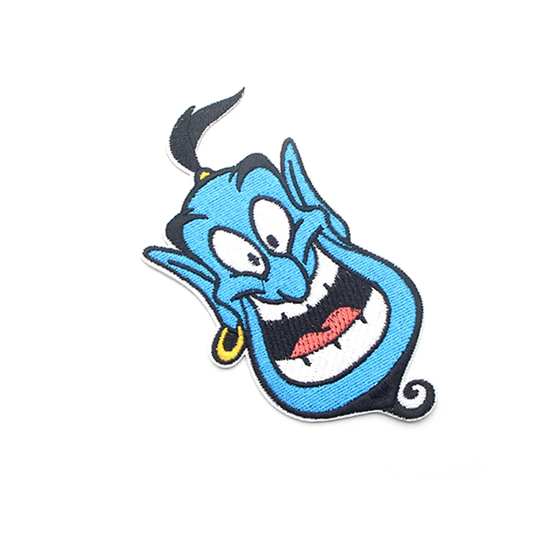 Aladdin and the magic lamp Embroidered Iron on Patches para Clothing Clothes Appliques wallet bags shoes badges Stickers E0558