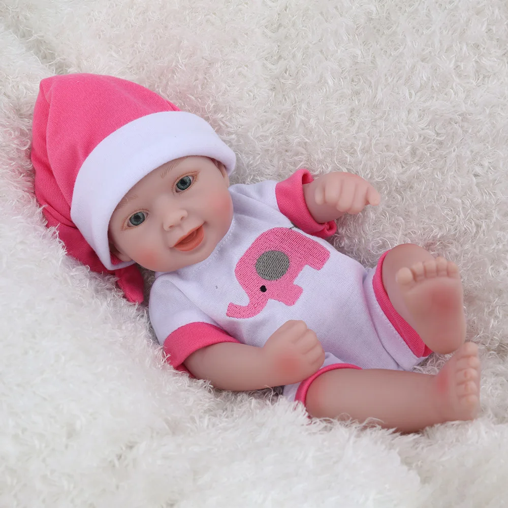 Кукла Reborn Baby кукла для девочки с розовой шляпой Красивая ручная работа стиль из