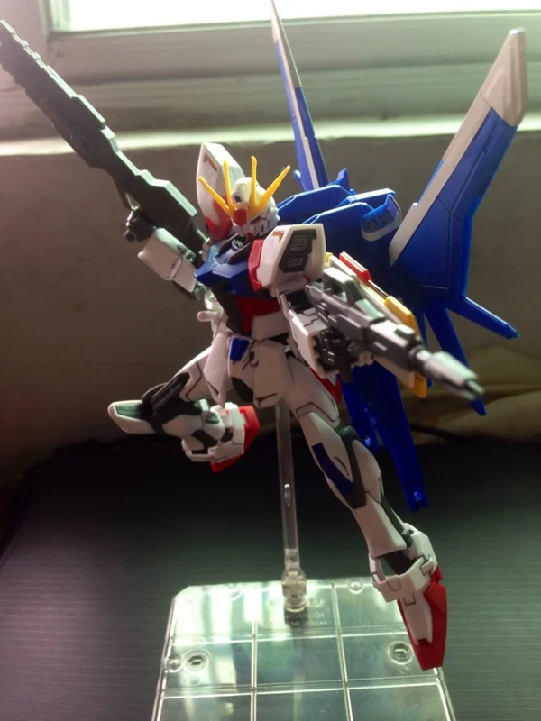 Фигурка HUIYAN 1/144 HG Build Strike Gundam в полной посылка вке пластиковая модель наборы