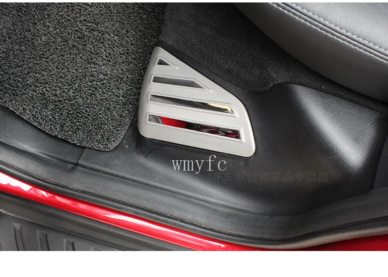 4pcs Inner Door Sill Scuff Threshold Protector Plate Cover For Land Rover Freelander 2 2009- Car Accessories