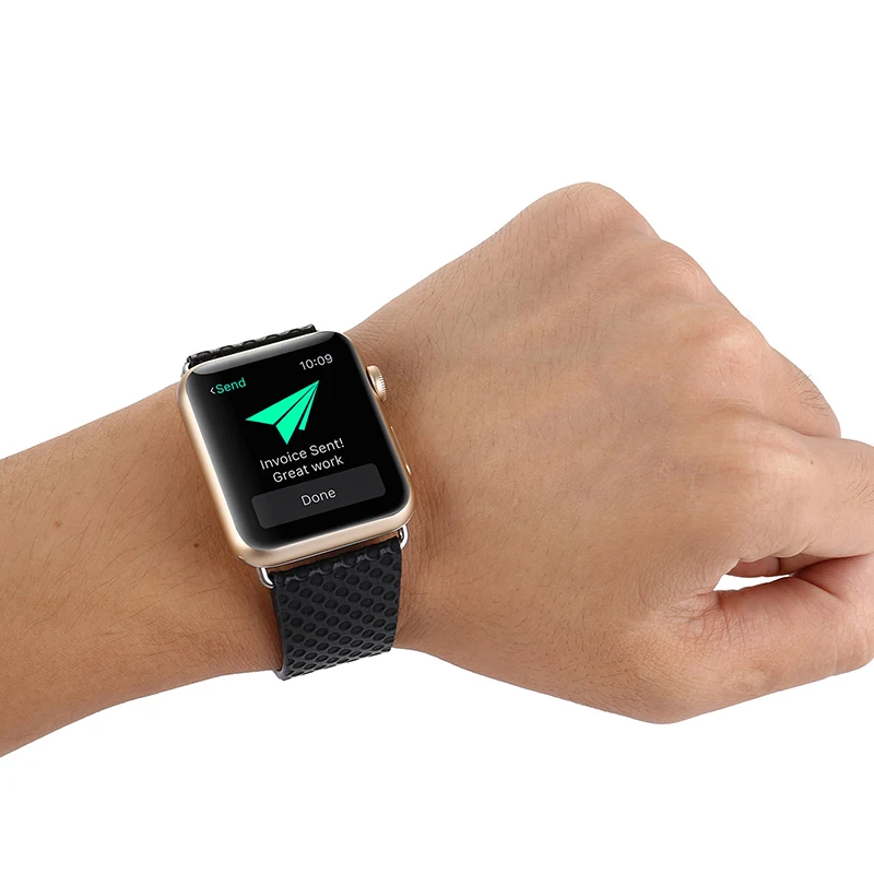 38-42 мм Horlogeband для Apple Wacth Группа Мода кожаный ремешок для Apple Watch Series 1 2 3 ремешки Браслет
