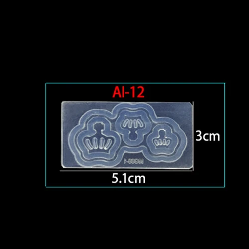 12 Фламинго 3D акриловая Форма для украшения ногтей УФ гель DIY дизайн мороженое силиконовые шаблоны для дизайна ногтей Шаблон Маникюр - Цвет: 12