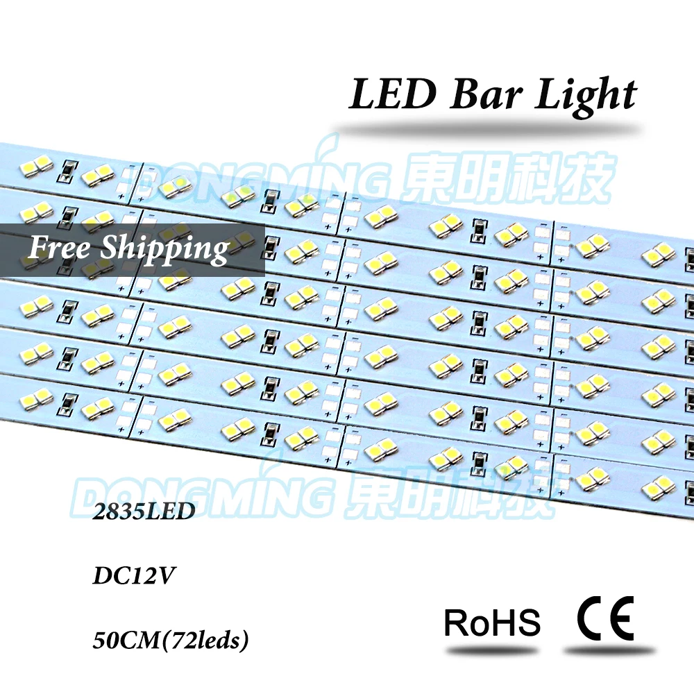 5 шт./лот 36/72 светодиодов 0 м Светодиодная панель smd 5050 5630 7020 8520 4014 2835 12 В лента luces