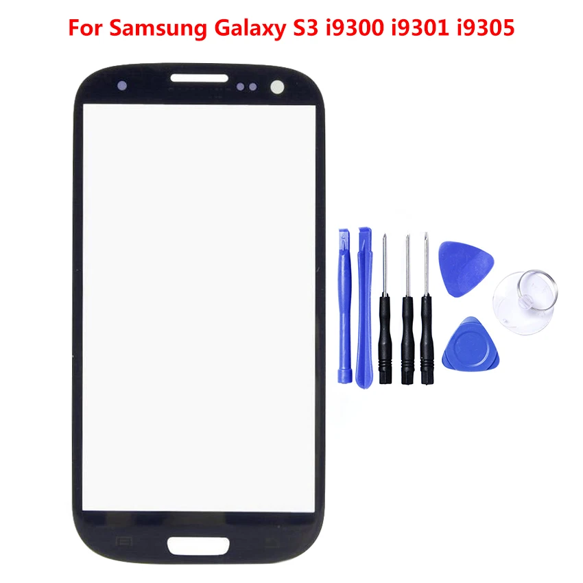 Переднее внешнее стекло для Samsung Galaxy S5 S4 S3 i9300 i9305 i9300i i9301 i9301i i9308i Сенсорная панель