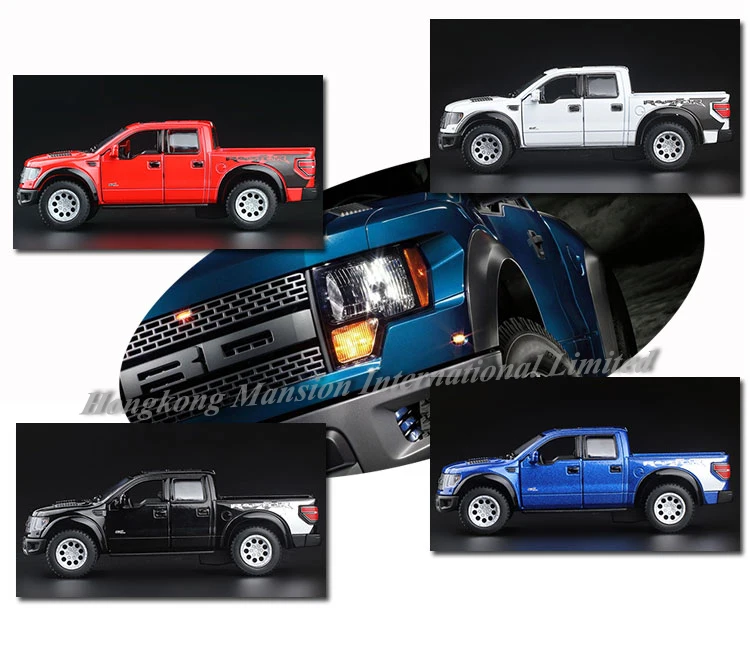 1:46 масштаб сплава металл литья под давлением модели автомобиля для Ford Raptor F 150