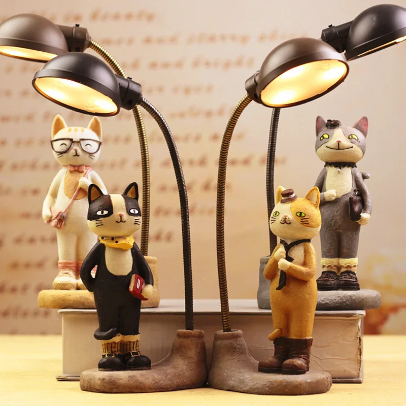 Детский подарок мультяшное украшение полимерные изделия Zakka Nickey кот ночной