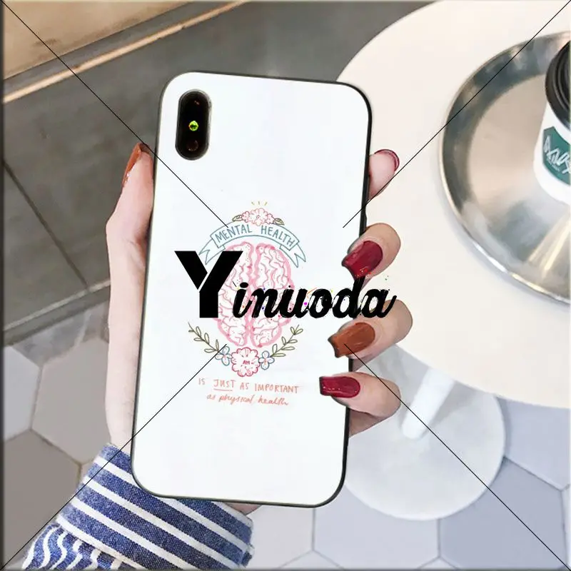 Yinuoda медицинский корпус искусство мозга роскошный уникальный дизайн чехол для