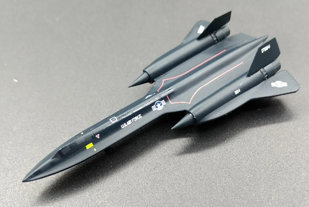 Редкое Специальное предложение 1:400 SR-71A черный сверхзвуковой спутниковый