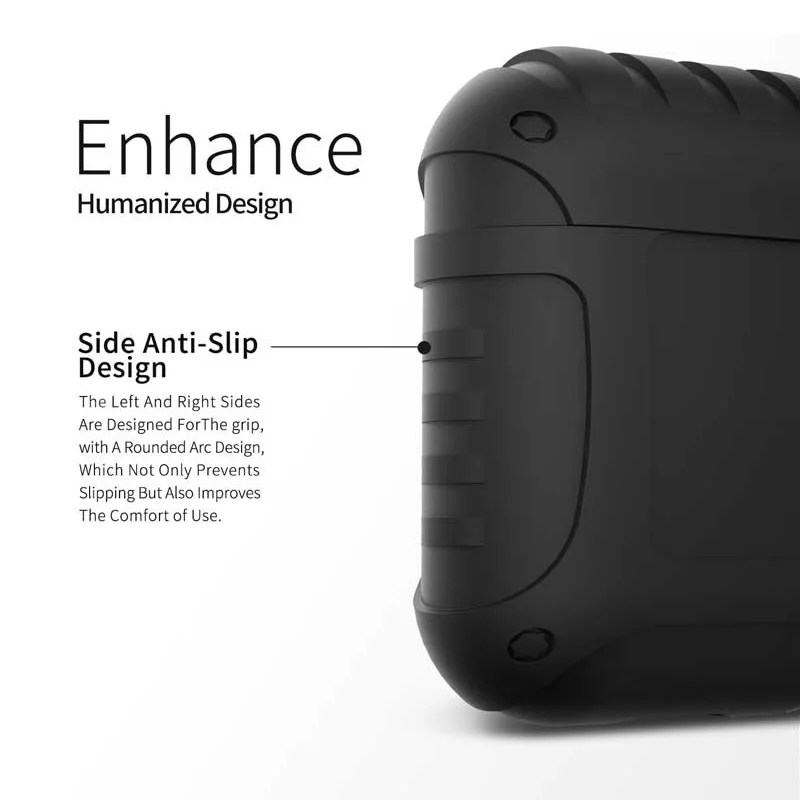 Чехол XSDTS для Apple Airpods 1 и 2 силиконовый чехол наушников Air pods й зарядный s светится в