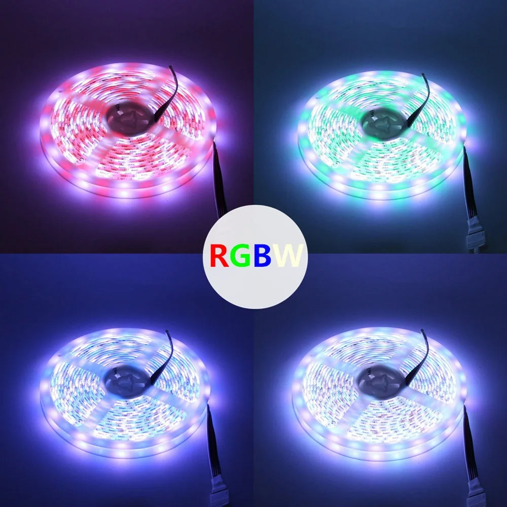 DC12V 5050 SMD RGBW/W набор светодиодных лент 60led/m светодиодный гибкий свет + 2 4G RGBW РФ Пульт