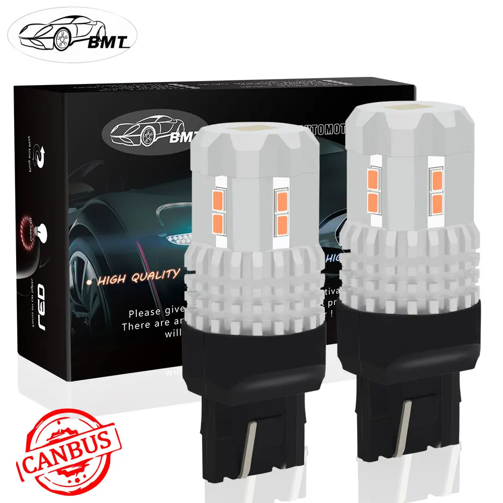 BMT аксессуары для авто Canbus W21W светодиоды led светодиодные лед лампы T20 7440 W21