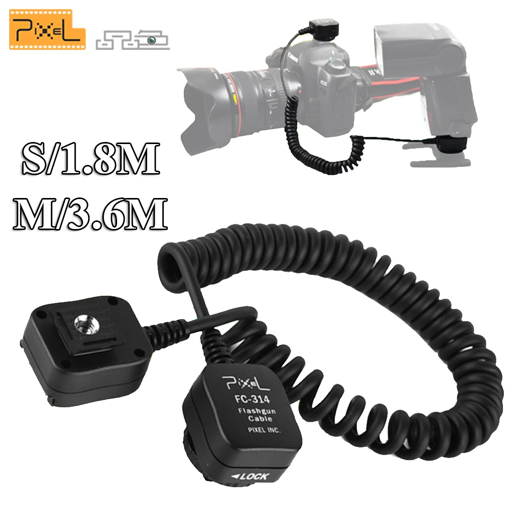 Pixel FC 314 TTL Off Камера удаленного Вспышка Speedlite Горячий башмак Синхронизация