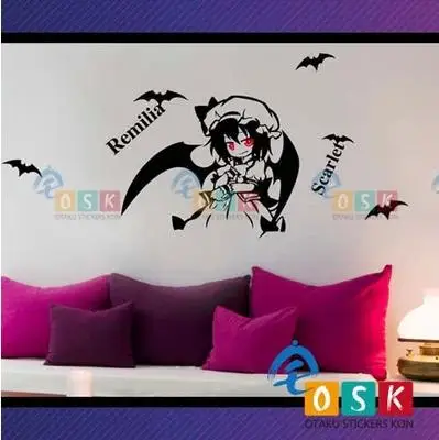 Touhou Project Remilia Scarlet виниловая наклейка на стену s Наклейка Декор домашнее украшение