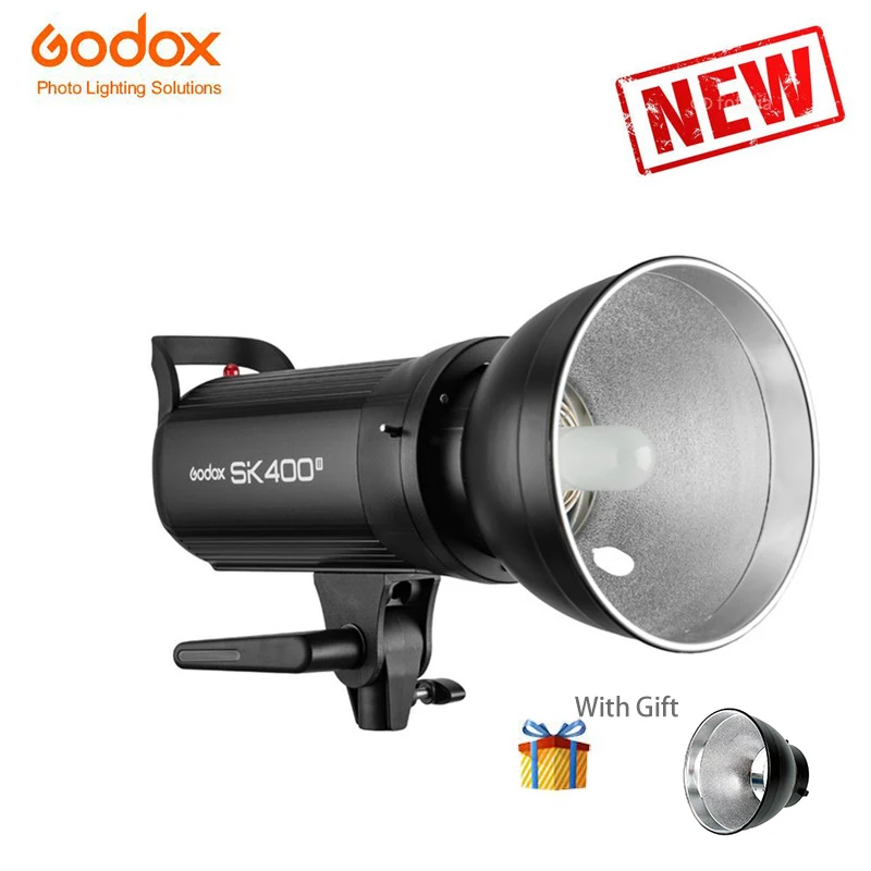 Godox Sk400ii 110 V 220 профессиональный студийный стробоскоп sk Series Мощность 5600 К Max 400WS GN65
