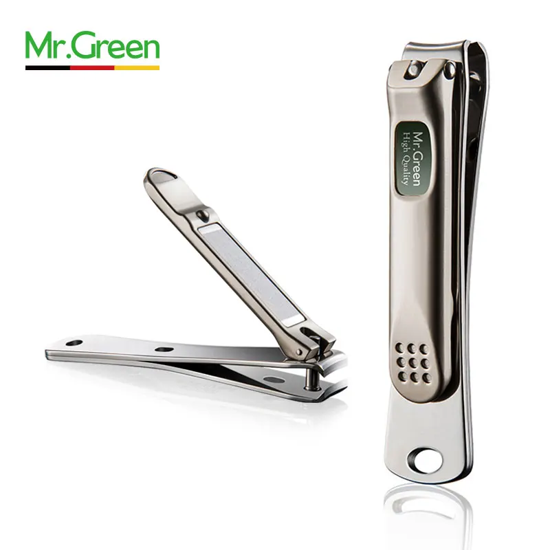 

MR.GREEN Nail Clippers For Fingernails Fish Scale like Nail File Popular Gifts For Men Women,Sharp and Druable Wide Easy Press L