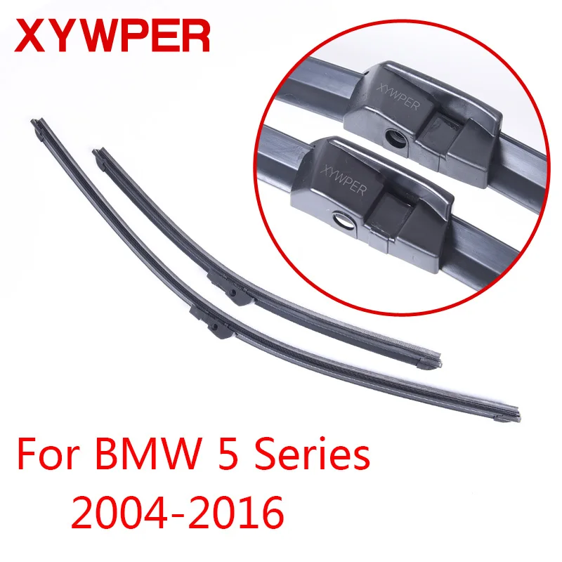 

XYWPER Wiper Blades for BMW 5 Series E60 E61 F07 F10 F11 2004 2005 2006 2007 2008-2016 Car Accessories Soft Rubber Car Wipers